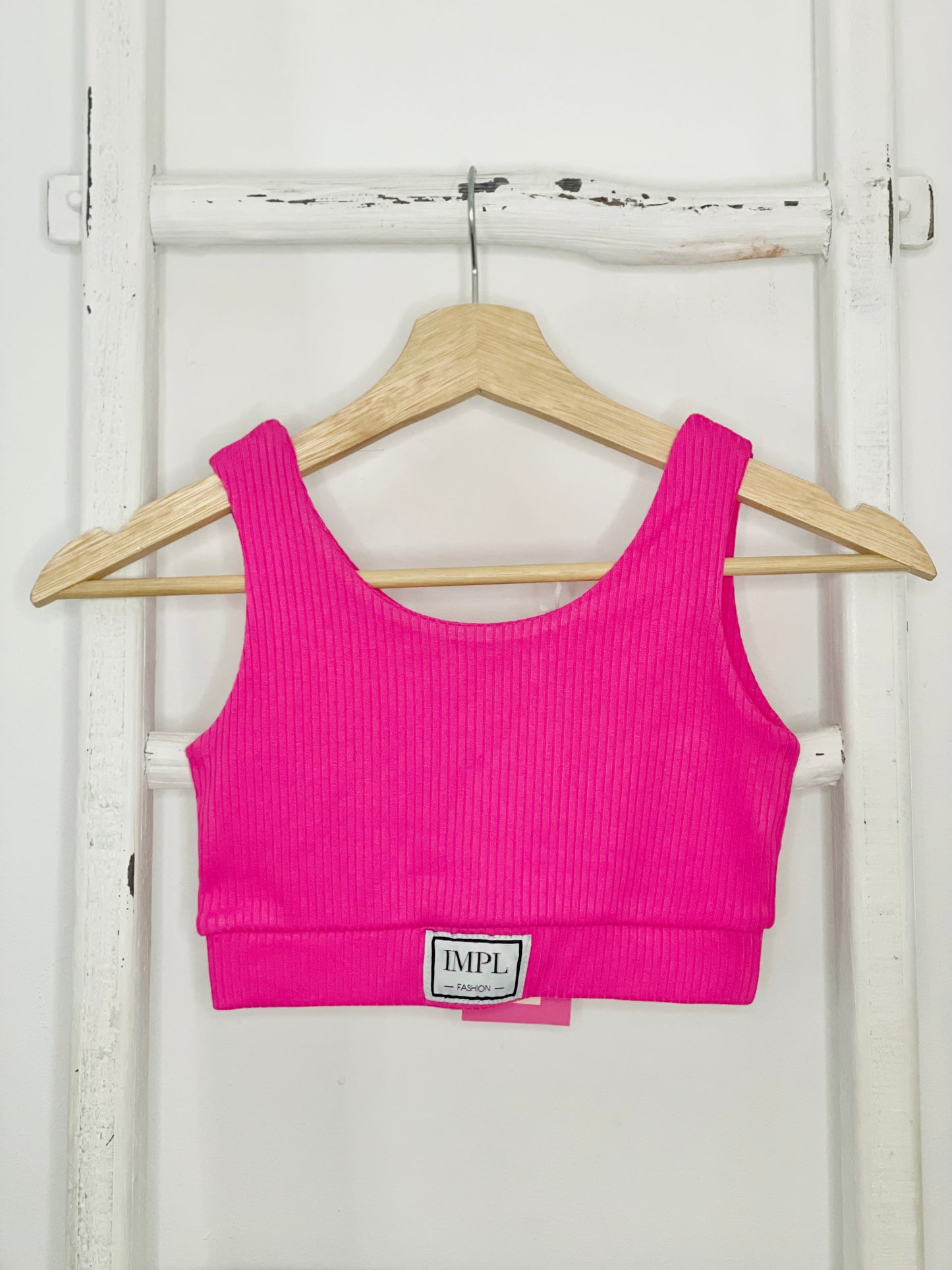 Basic Pink Crop Tank