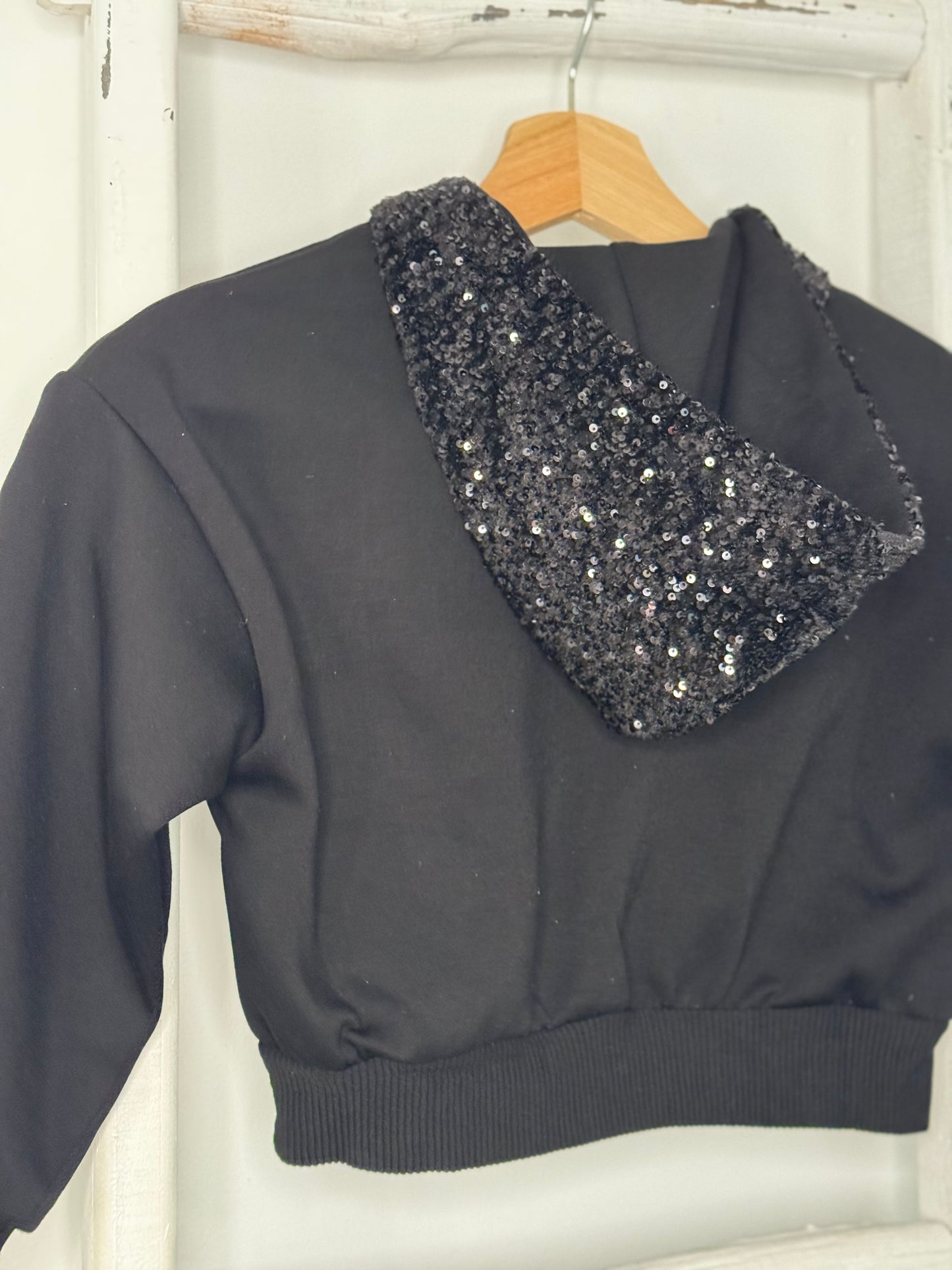 Liza Black Sequin Set