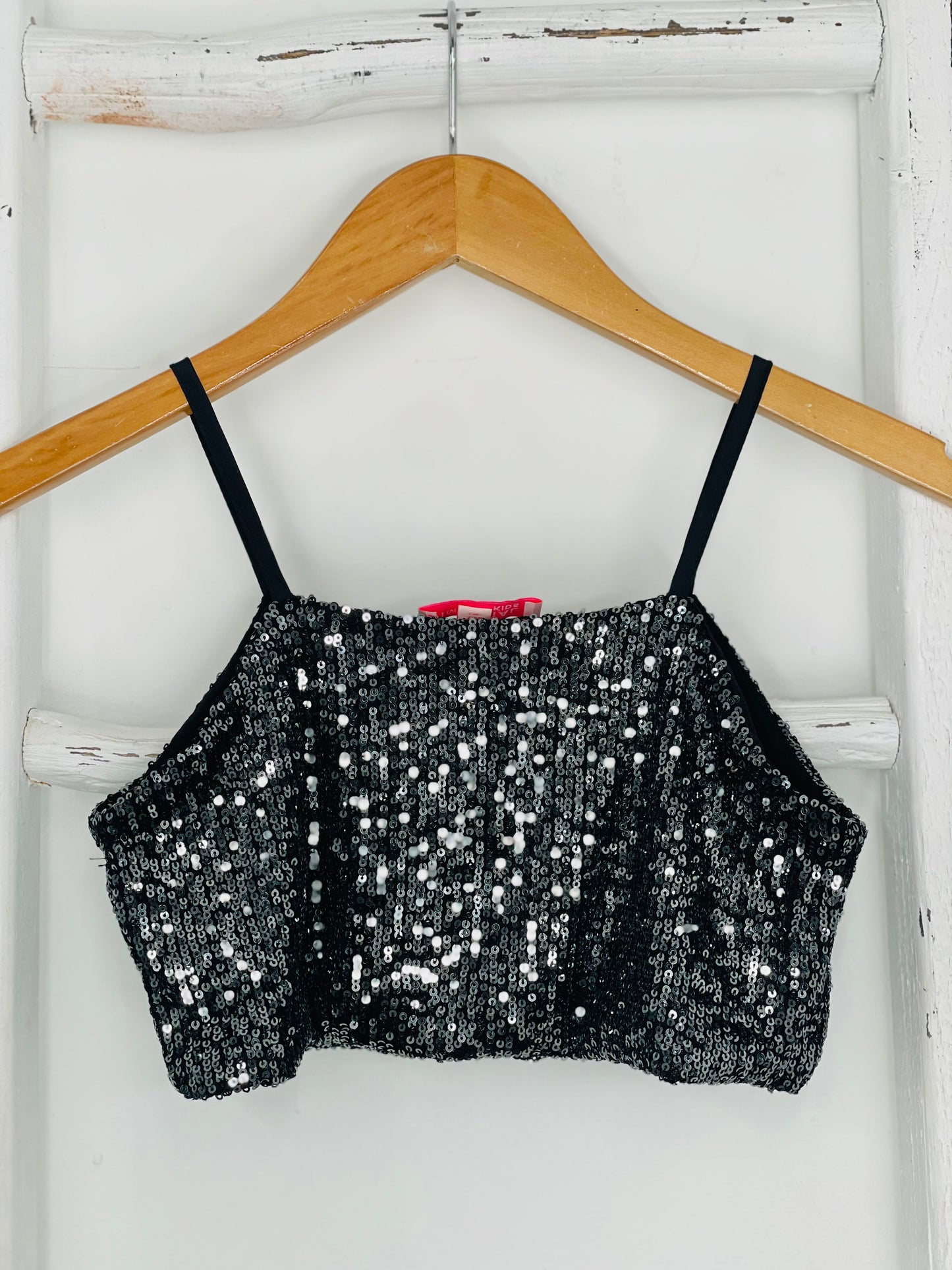 Sequin Crop Top