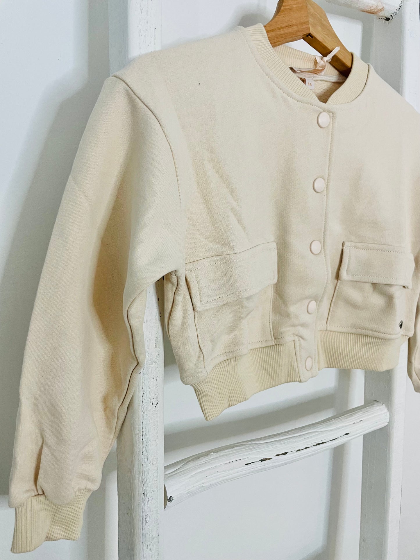 Beige Cargo Jacket