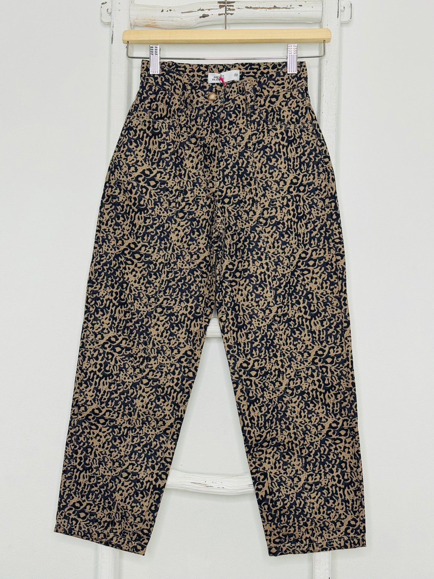 Blue/Black Animal Print Pants
