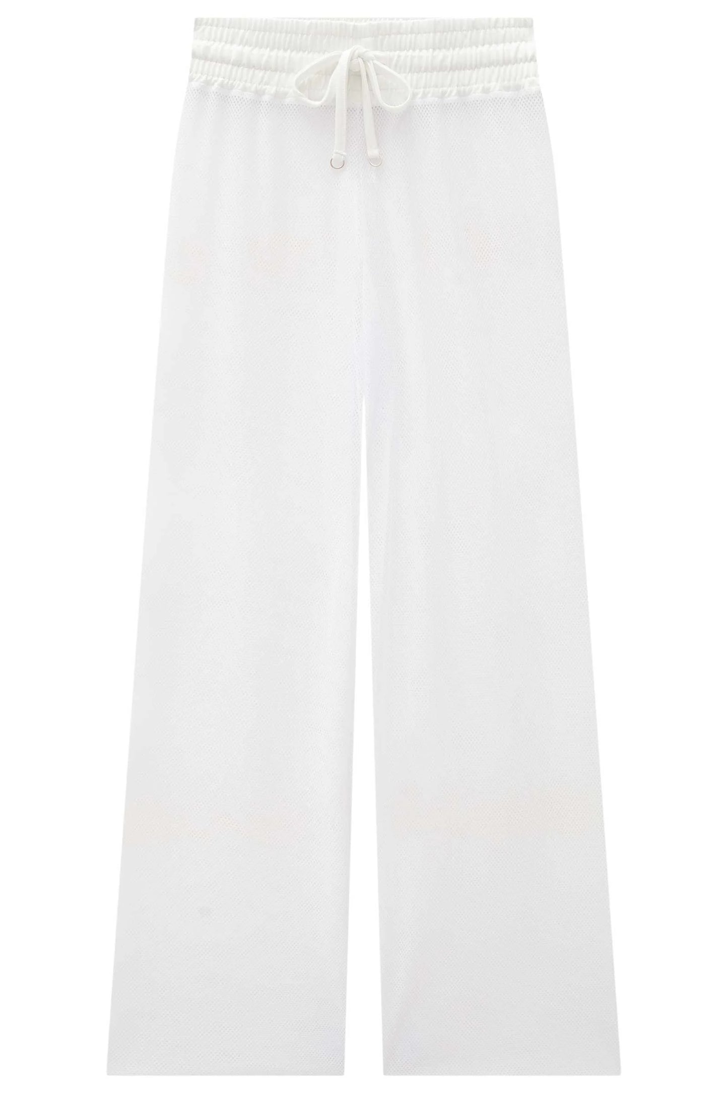 White Mesh Cover Up