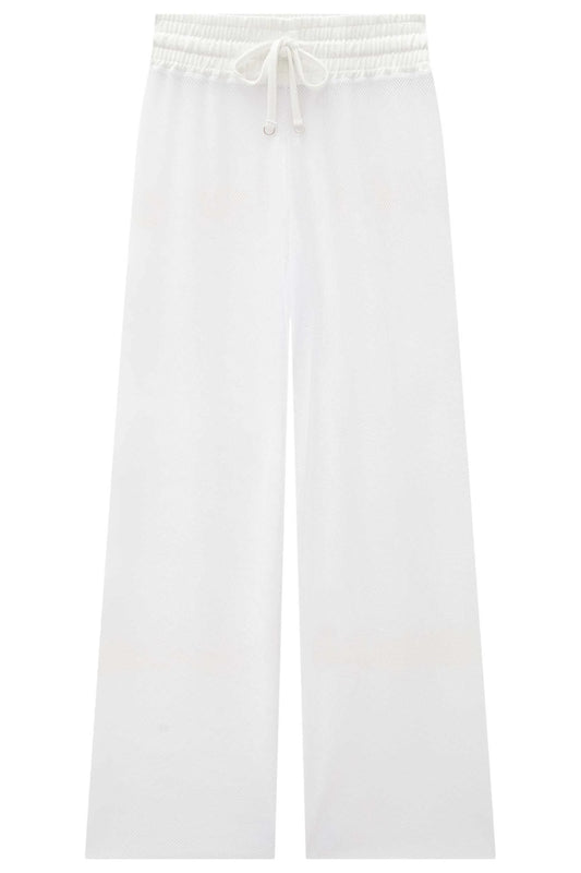 White Mesh Cover Up