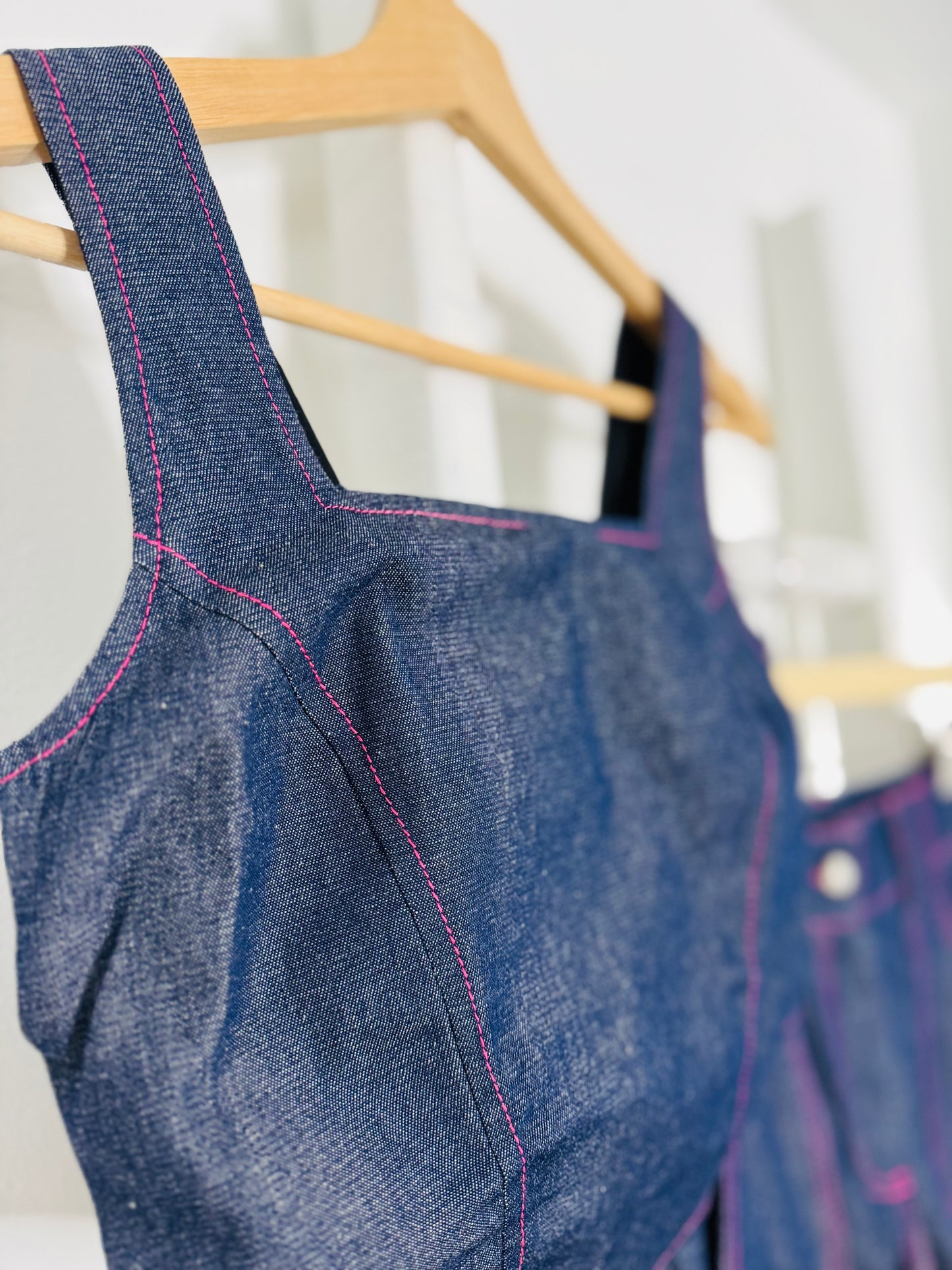 Pink Stitched Cargo Set