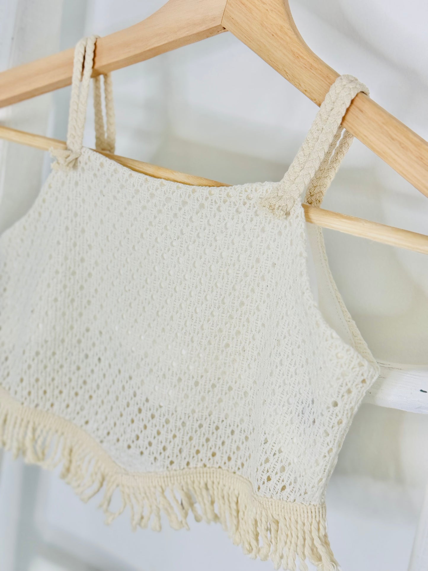 Fringe Crochet Crop Top