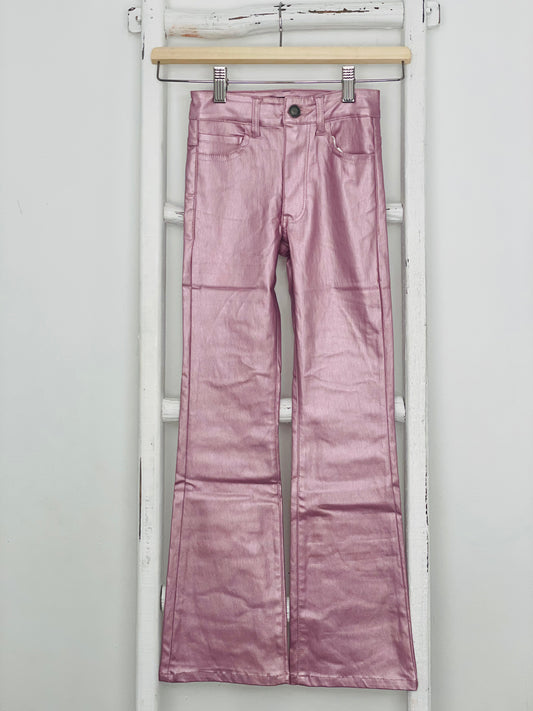 Jett Metallic Pink Pants